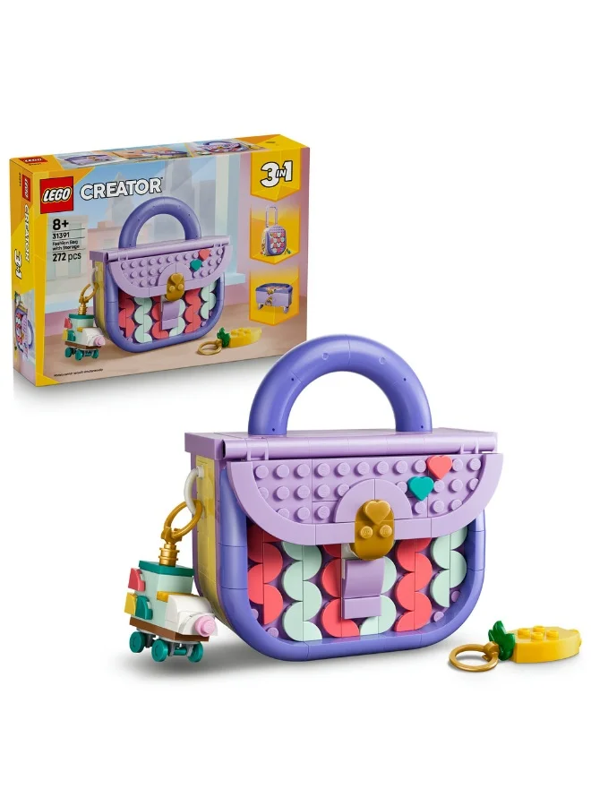 Building Blocks 3-in-1 Art Fashion Bag Creative Construction Set (272 Pieces) rkkru