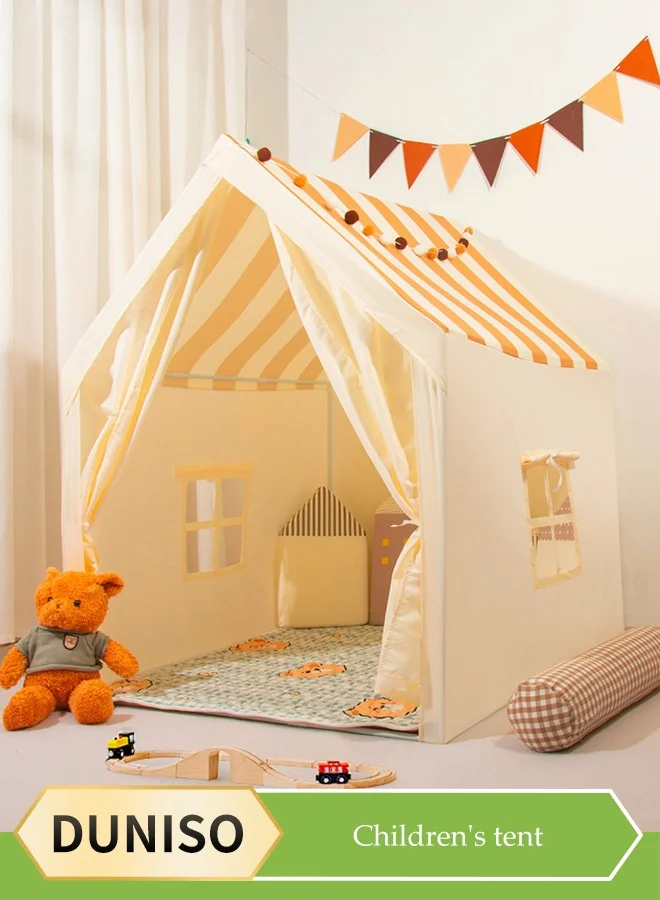 DUNISO Kids Play Tent Princess Castle Playhouse Portable Indoor Outdoor Activity Center (120x100x130cm) 49fys