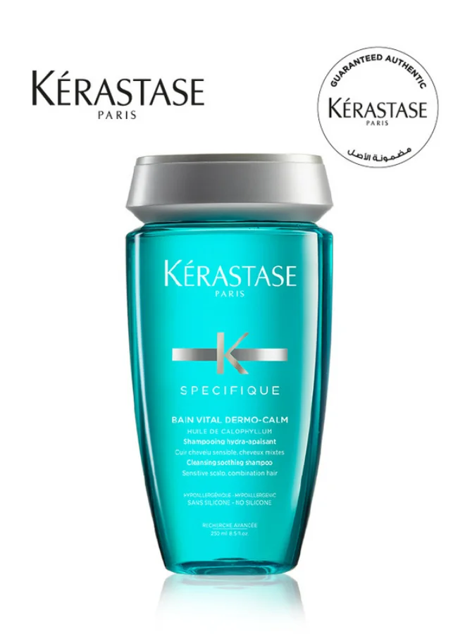 KERASTASE Specifique Dermo-Calm Bain Vital Shampoo for Sensitive Scalp (250 mL) ny5nz