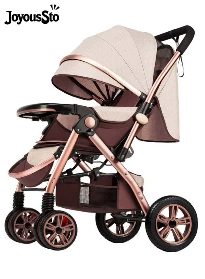 JoyousSto Portable Infant Stroller High View Reversible Seat Foldable Travel System (Lightweight, 0-3 Years) 9zgxl