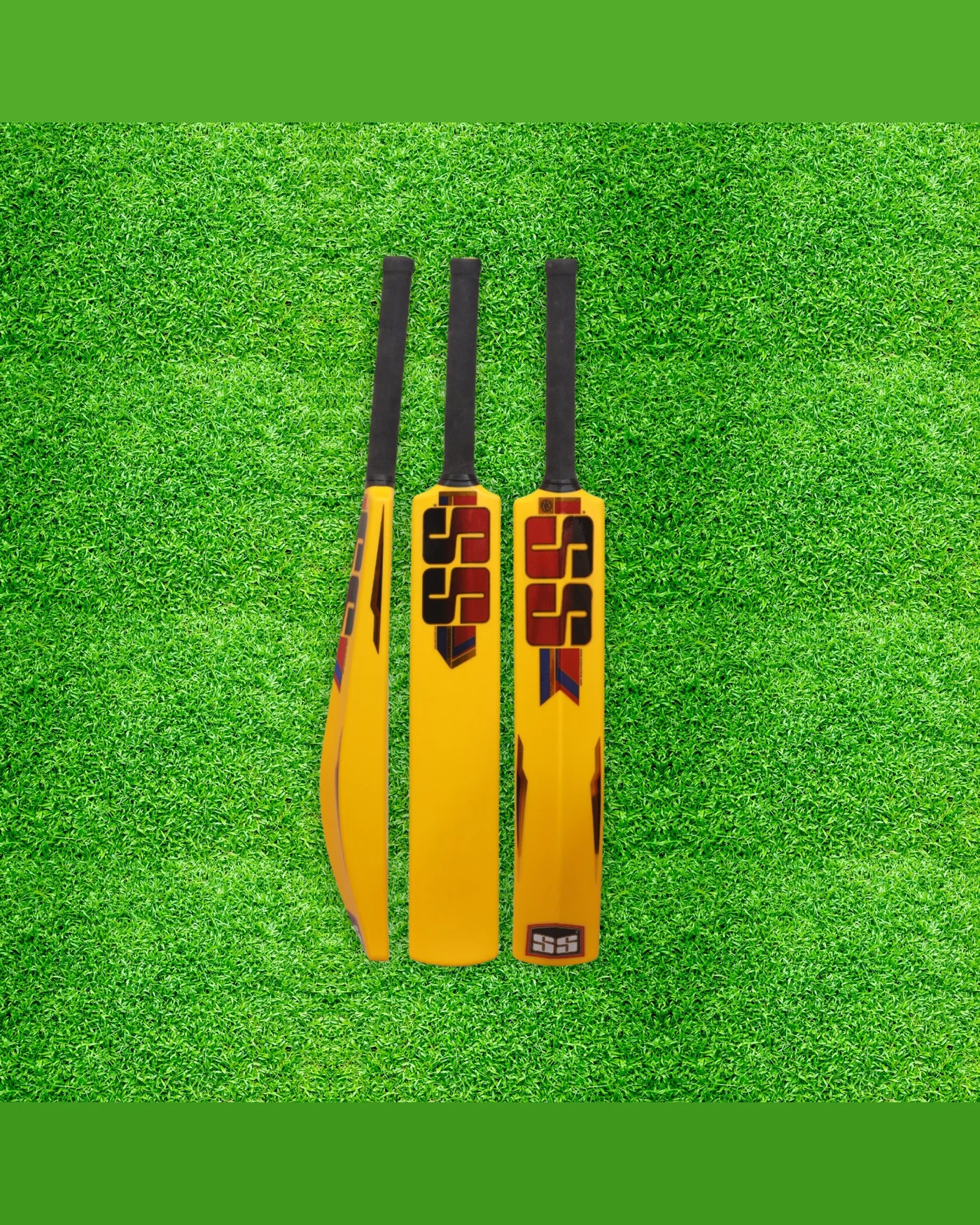 Premium Lightweight Plastic Cricket Bat for Junior Players (Size 4, Solid Construction) ict22