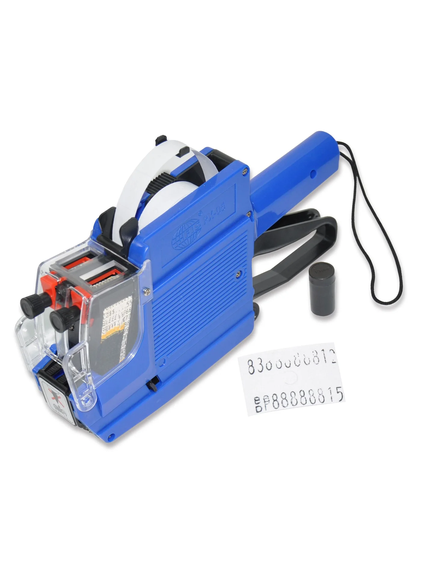 FIS Price and Date Labeling Machine Dual-Line Printing Professional Retail Tool (Blue, 1 Unit) 2ys9a