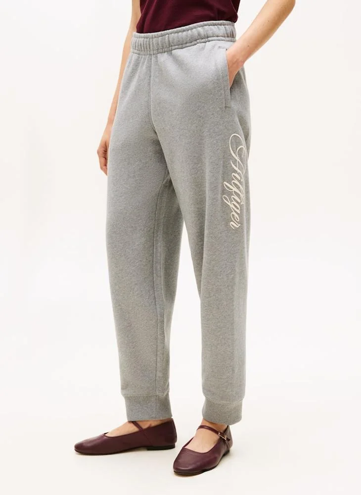 Premium Graphic Cuffed Sweatpants for Men Comfortable Casual Athletic Wear (Black, Large) 92mrp