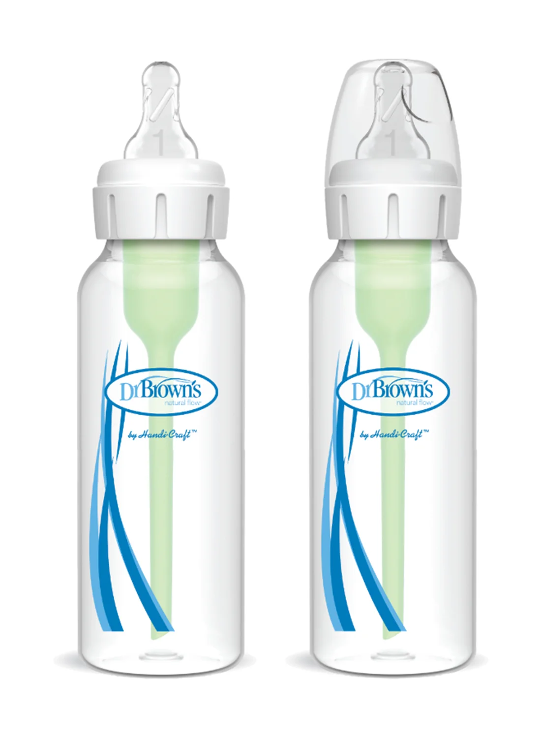 Premium Narrow Baby Feeding Set with Anti-Colic Vent System (250 mL, Pack of 2) w1n13