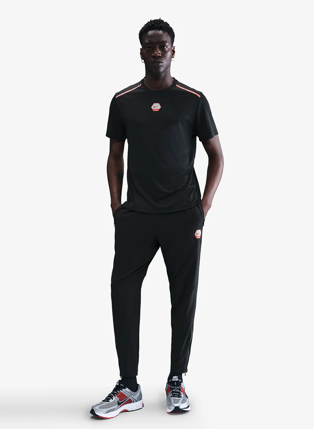 Athletic Club Running Sweatpants Premium Performance Joggers for Men (Black, Large) 4o5ci