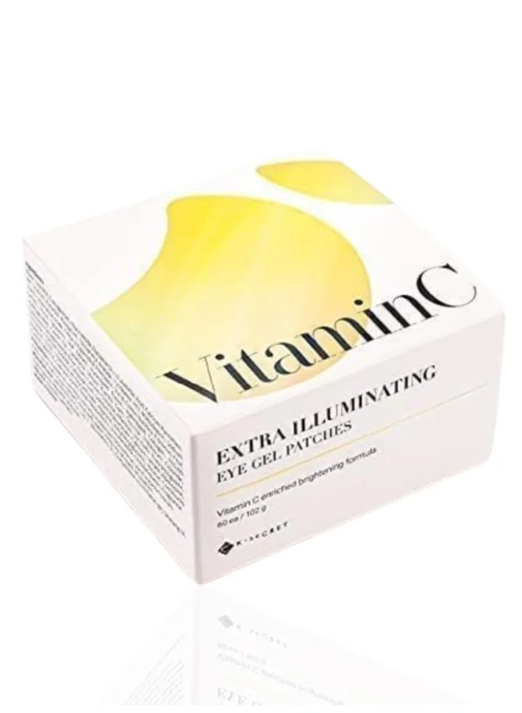 K-Secret Illuminating Vitamin C Eye Gel Patches for Dark Circles and Puffiness (60 Patches) qxki0