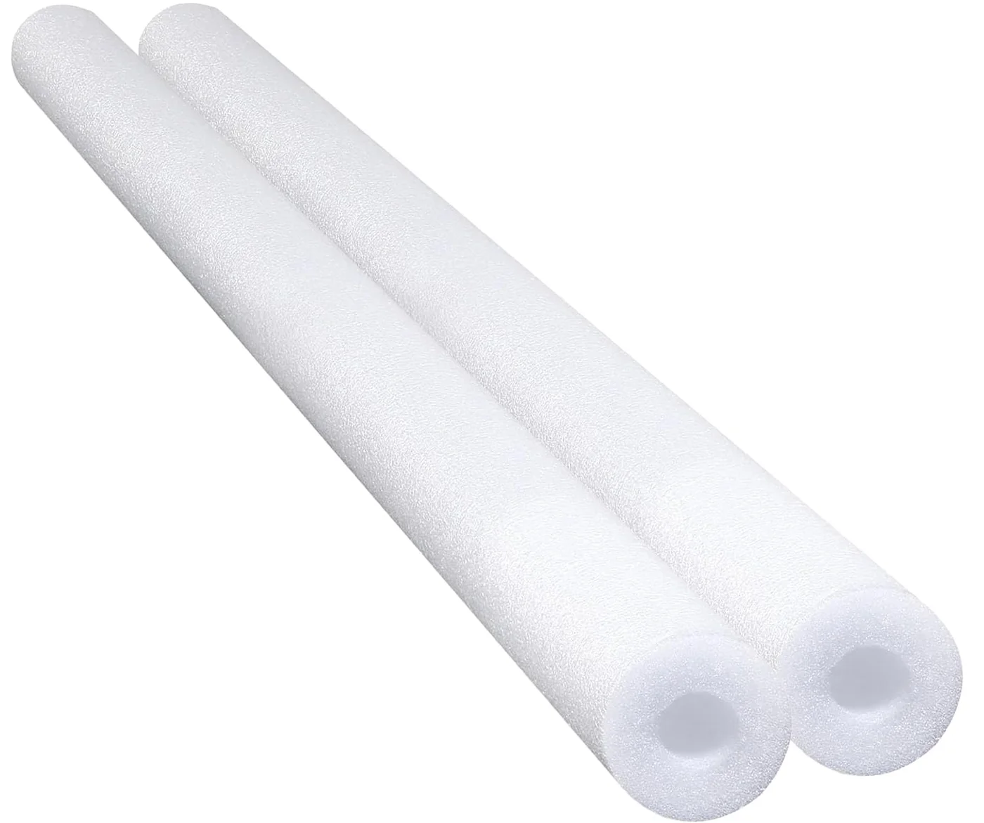 Chochkees Floating Pool Noodles Premium Foam Buoyancy Aid (White, 132 cm, 2-Pack) lkmhr