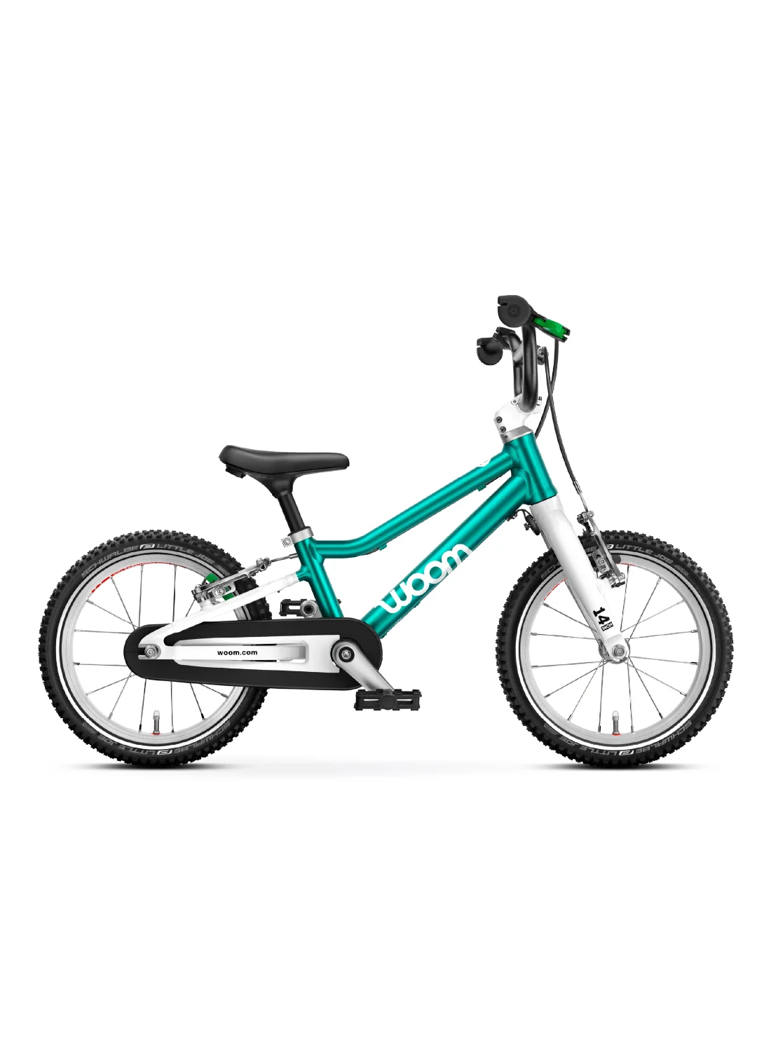 Premium Lightweight Kids Pedal Bike (14-inch, Aluminium Frame, Balance-to-Pedal Transition, V-Brakes, Easy Step-Through Design) 5ol7y