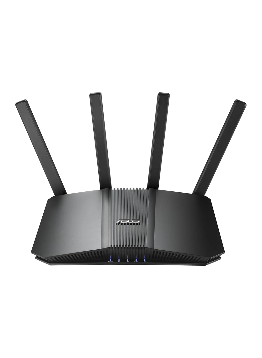 Premium Dual-Band WiFi 7 Smart Mesh Router, 6500 Mbps High-Speed Wireless Connectivity, Five 2.5GbE Ports, Advanced Network Security (Black) qjm13