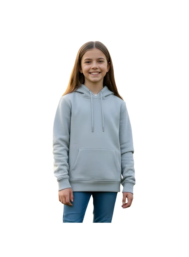 PRINTSHOP4ME Girls Hoodie Long Sleeve Pullover With Kangaroo Pocket Soft Cotton For School And Daily Wear (Kids) wolzp
