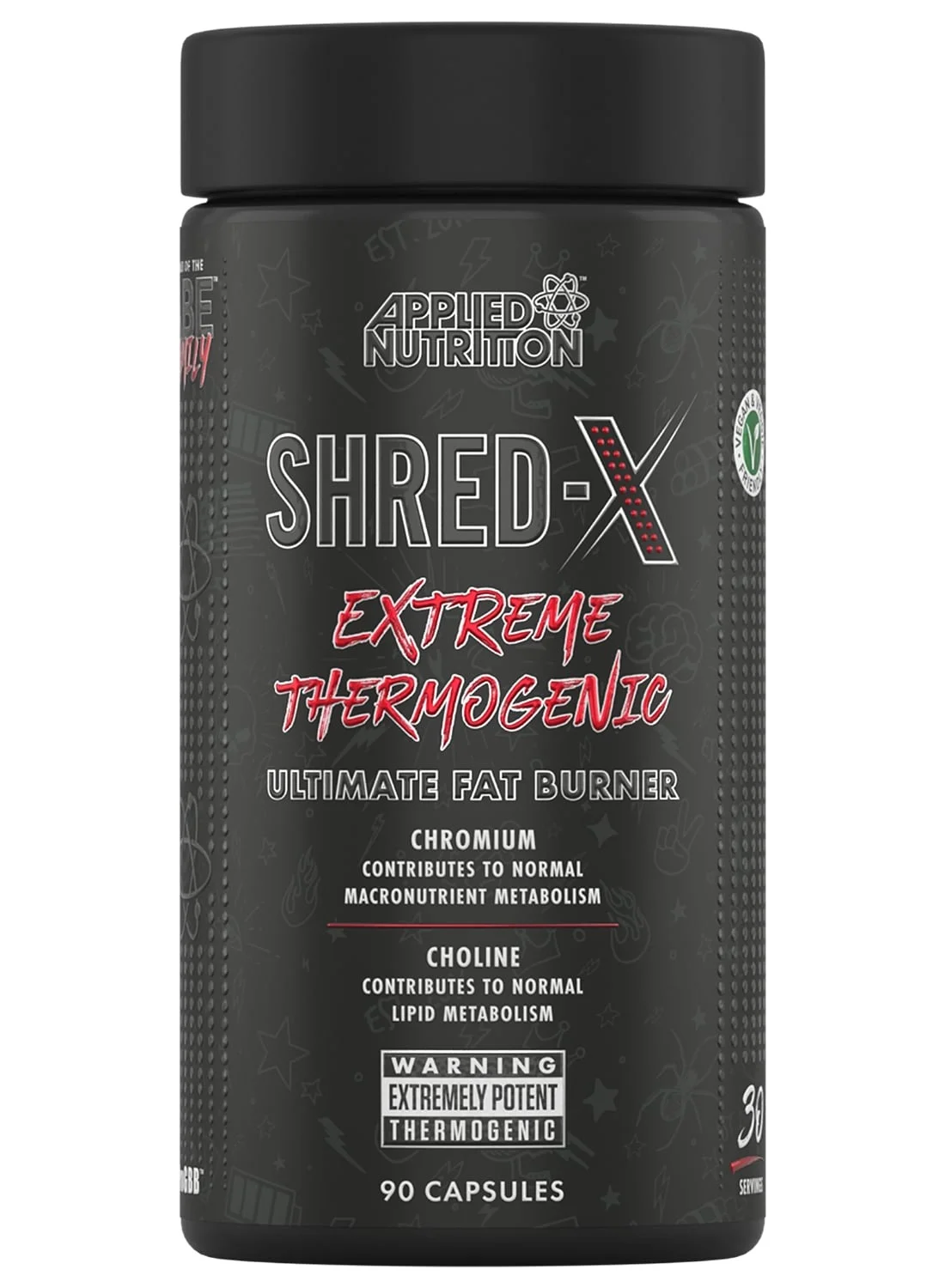 Applied Nutrition Shred X Extreme Thermogenic Supplement (90 Capsules) mnxqj