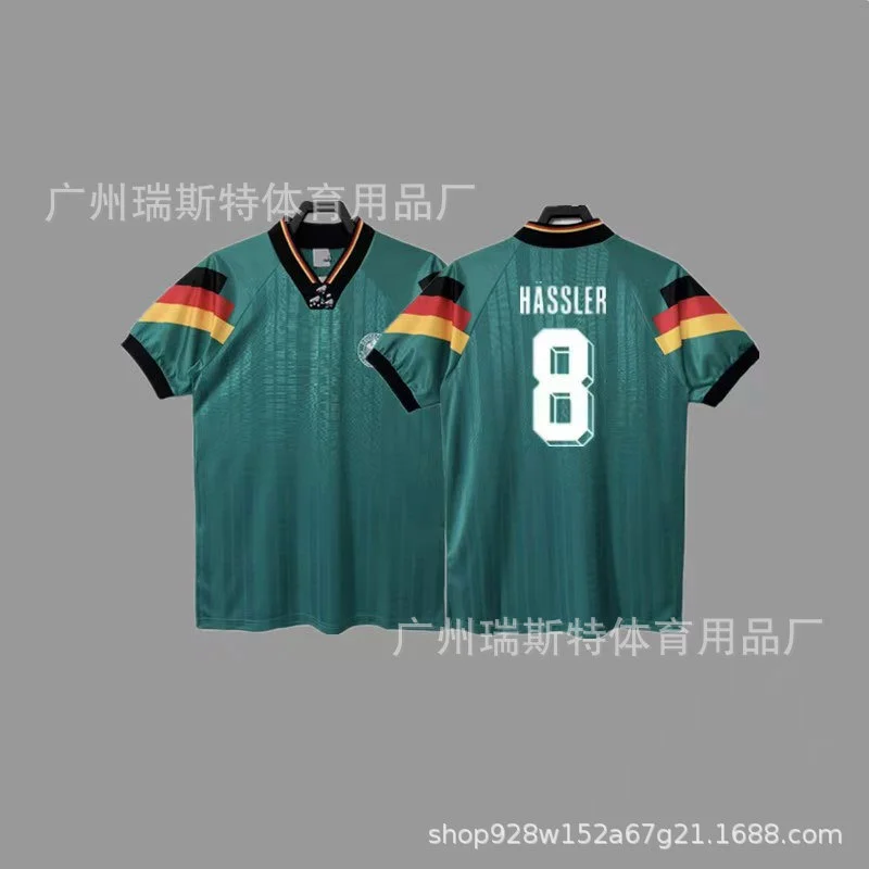Vintage Germany National Team Football Jersey Retro Classic Soccer Shirt (Adult, Large) 61m5d