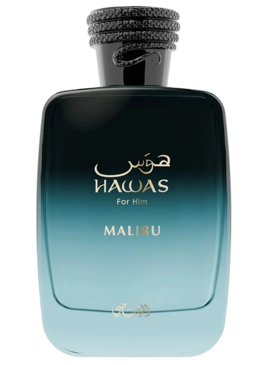 Rasasi Hawas Malibu Eau De Parfum Premium Long-Lasting Fragrance for Men and Women (100 mL) isbou