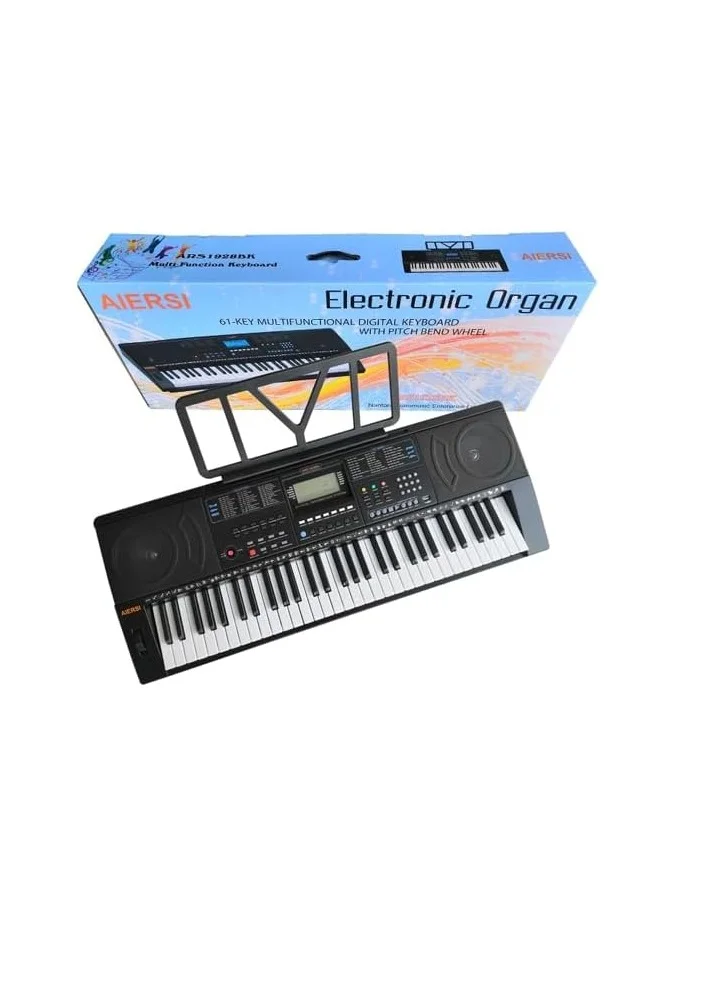 AIERSI 61-Key Digital Piano Keyboard Portable Electronic Organ for Adults and Students (61 Keys) yzql1