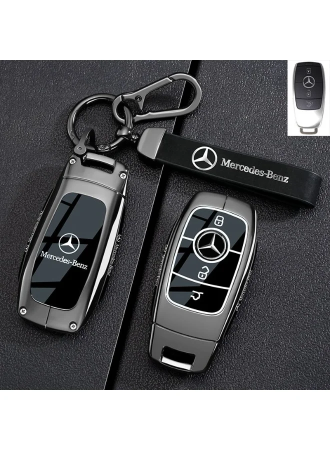 Premium Car Key Fob Protective Case for Luxury Sedan Models (Black, 1 Piece) khtli