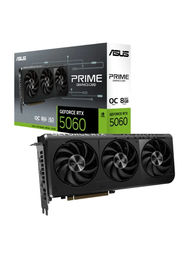 Premium Gaming Graphics Card 8GB GDDR7 OC Edition PCIe 5.0 High-Performance GPU (Black, 8GB) efm6v