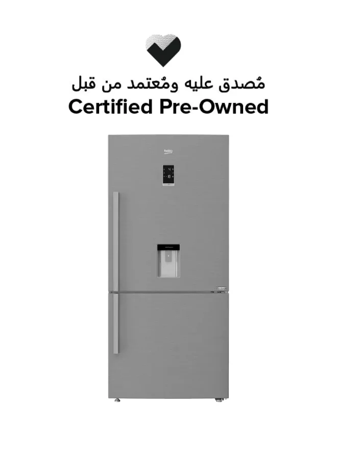 Premium Side-by-Side Refrigerator and Freezer with Water Dispenser (Silver, 552L) p6p4t