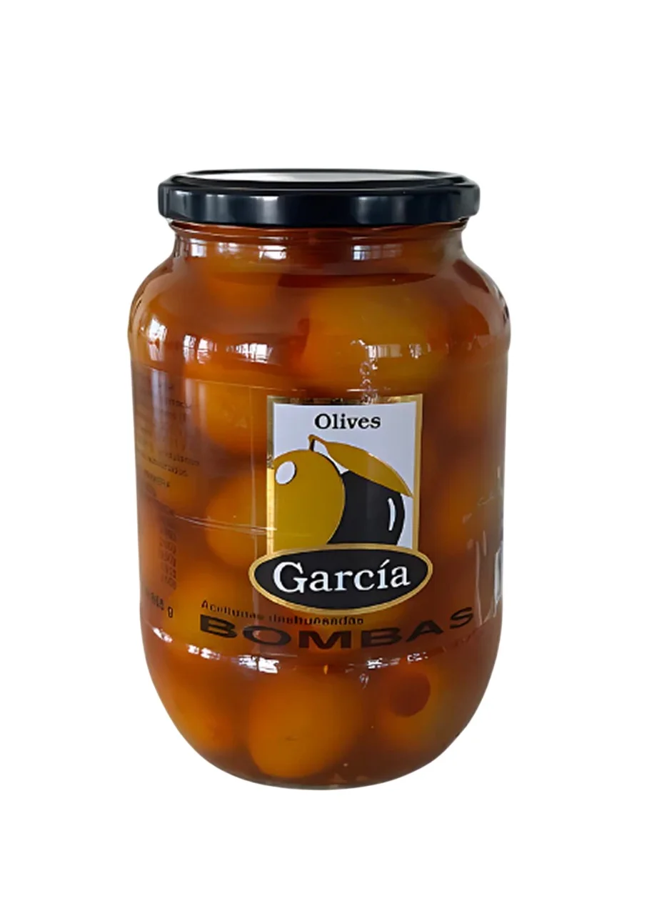 Garcia Spicy Bombas Pitted Olives Premium Gourmet Snack (350g) bvsc6