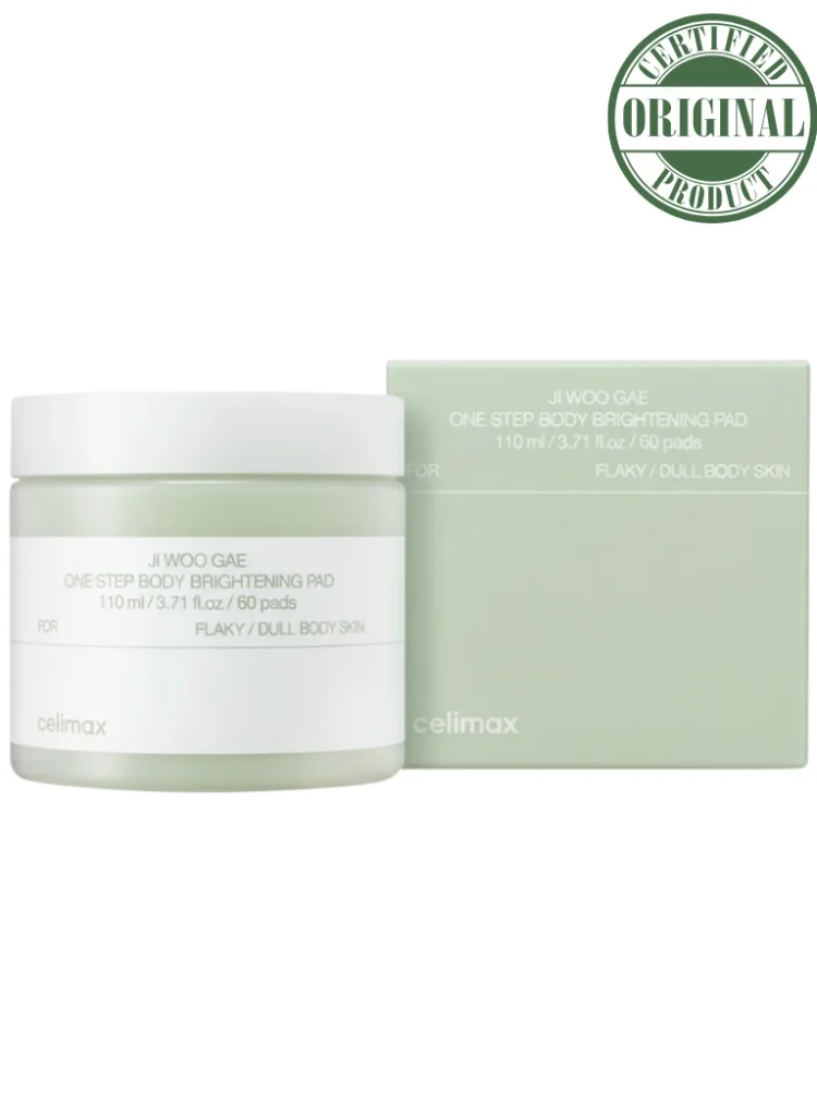 celimax JIWOOGAE One Step Body Brightening Pad for Uneven Skin Tone (60 Pads) n62xg