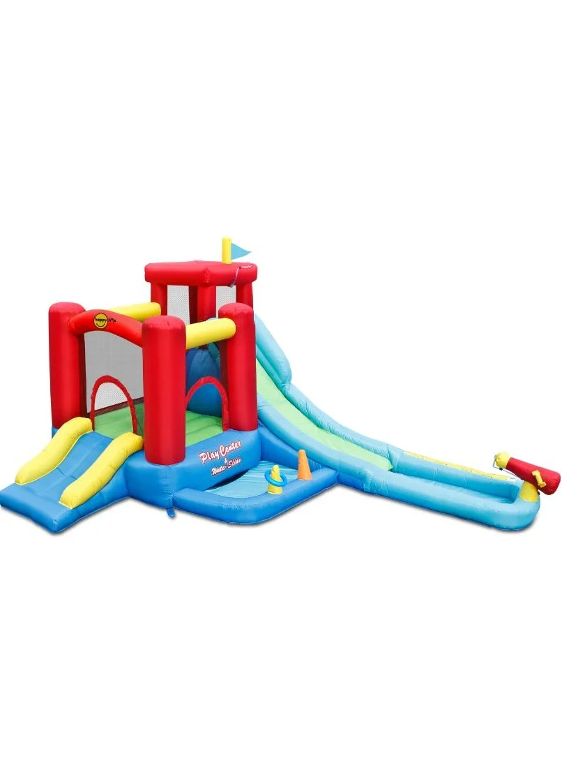 Premium Inflatable Water Park and Bouncer with Air Blower (Multicolor, 440x330x235cm) 55n9h