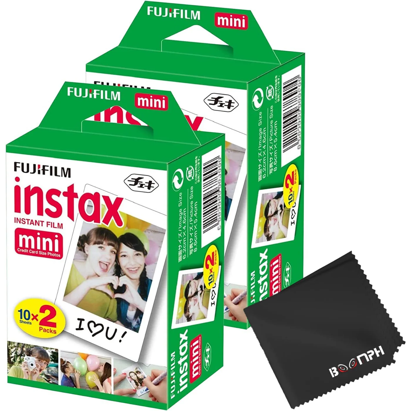 Instant Camera Film Pack for Mini Series (40 Sheets Total, 4 x 10 Pack) Premium Photo Paper for Vivid Color Prints vv05c