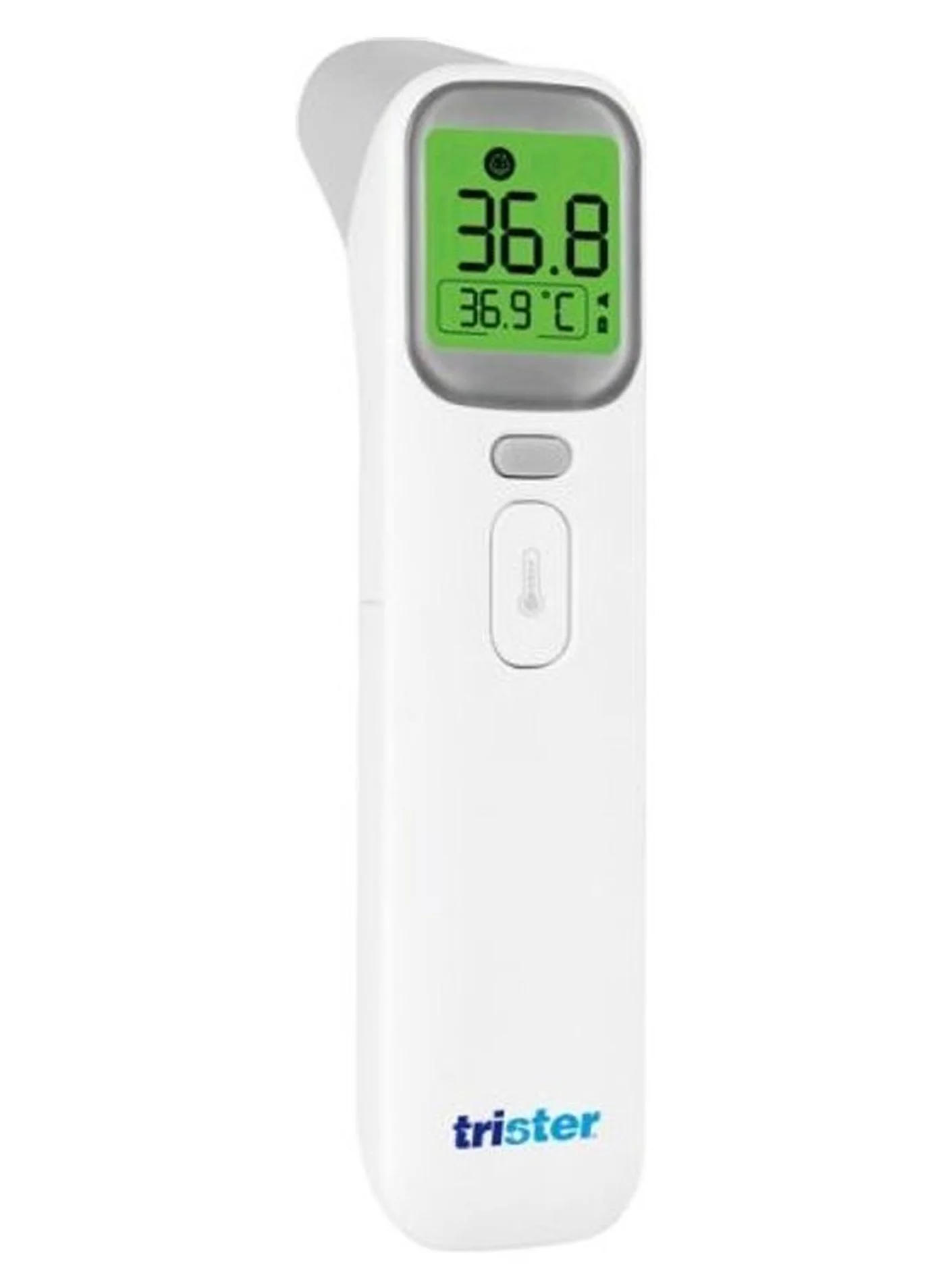 Trister Infrared Thermometer 4-Mode Digital Forehead and Ear Scanner for Adults and Kids m9qbn