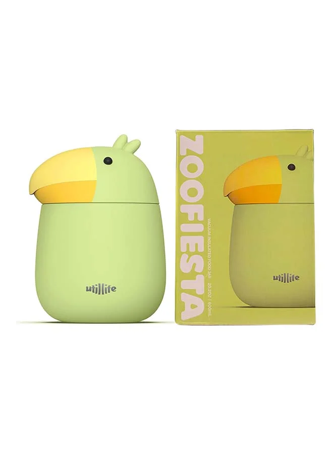 Utilife Insulated Food Jar for Kids Vacuum Thermos for Hot and Cold Meals (Toucan, 300 mL) 2q7hl