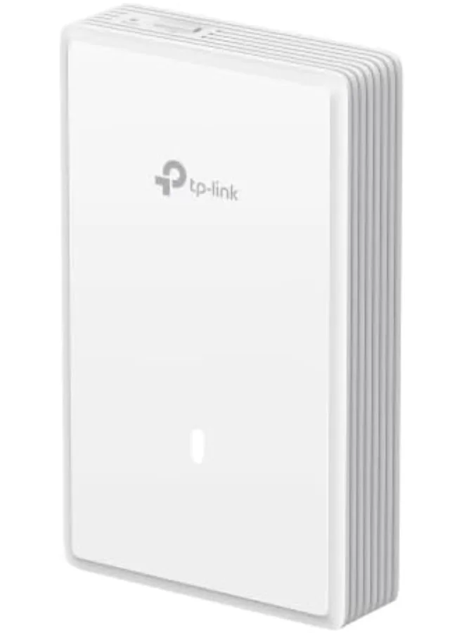 Premium Wi-Fi 7 Wall-Plate Access Point Dual-Band 2.5GbE PoE Managed Network Device (White) s18pz