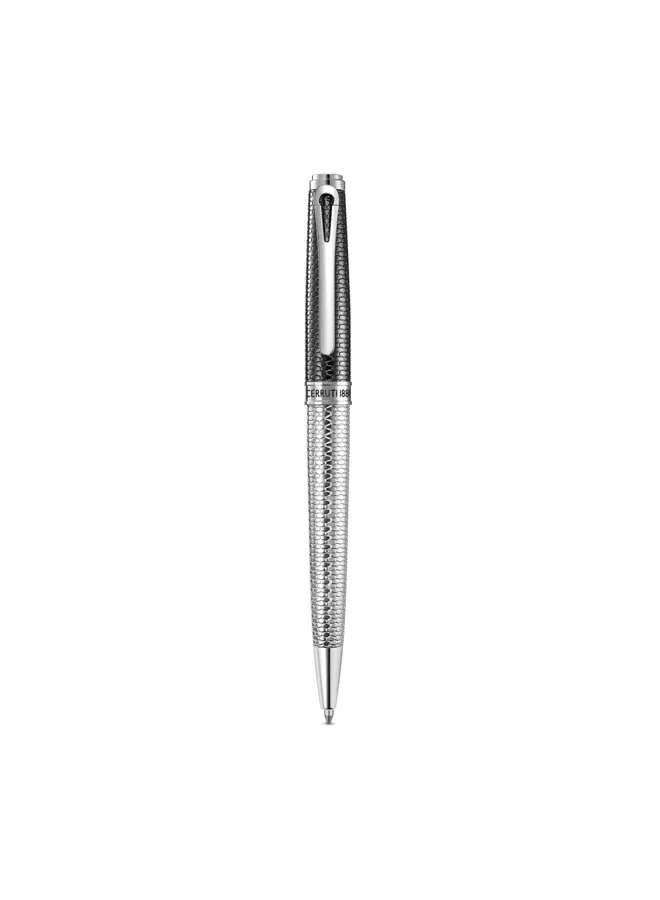 Premium Stainless Steel Twist Ballpoint Pen with Blue Ink for Men (Blue, 14 cm) eescw