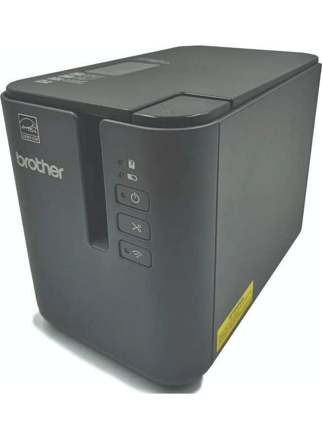 Professional Industrial Desktop Label Printer High Resolution Wi-Fi Network Enabled (Black) f27i6