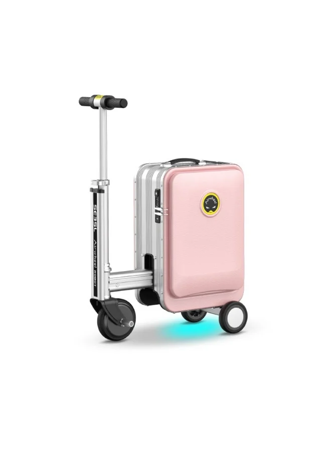 Smart Electric Riding Suitcase with Removable Battery (Pink, 26L) 826oo