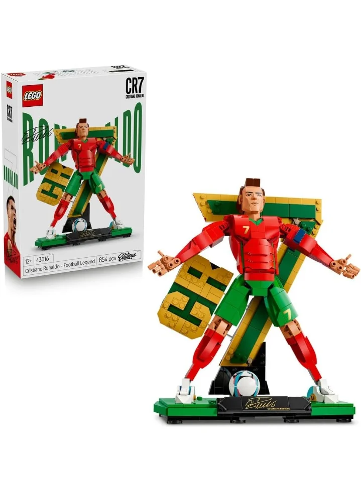 Premium Soccer Legend 3D Building Block Figure Display Model Kit (DIY Construction Set for Sports Fans, 12+ Years) 56e8m