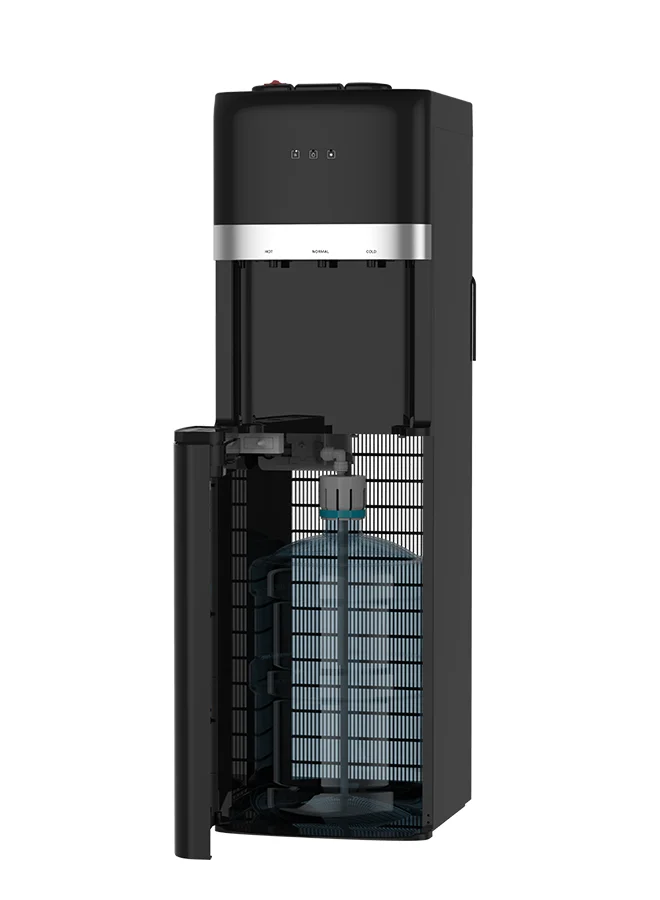 DAEWOO Standing Water Dispenser with Storage Cabinet Hot and Cold Function (Black) b6bjp