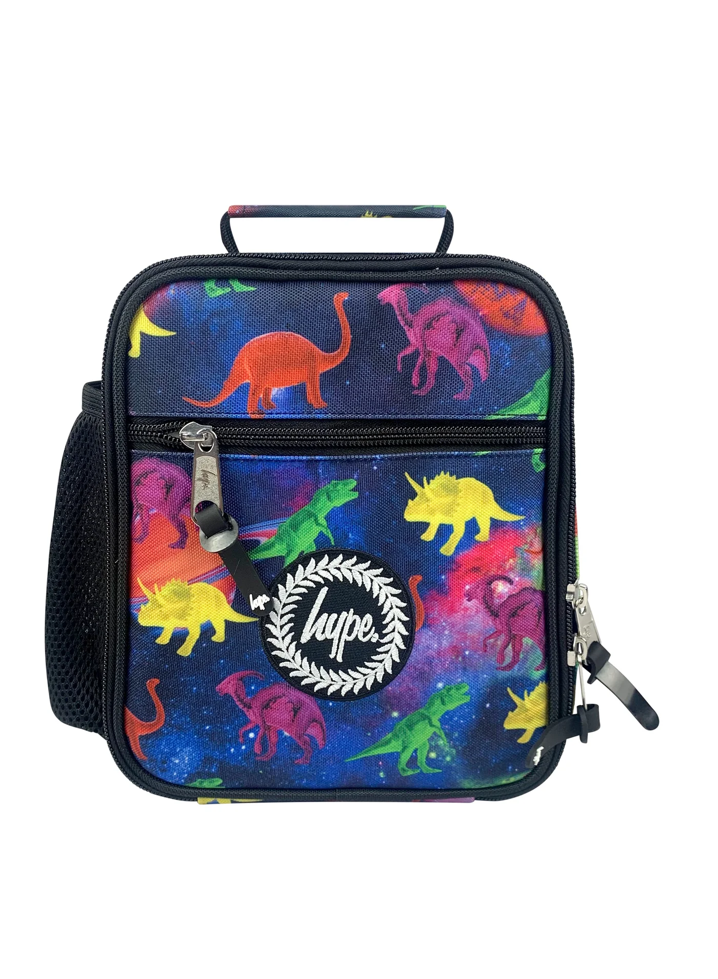 Premium Insulated Lunch Bag for Kids Space Dinosaur Design Thermal Lining (4.5L) ghm3o
