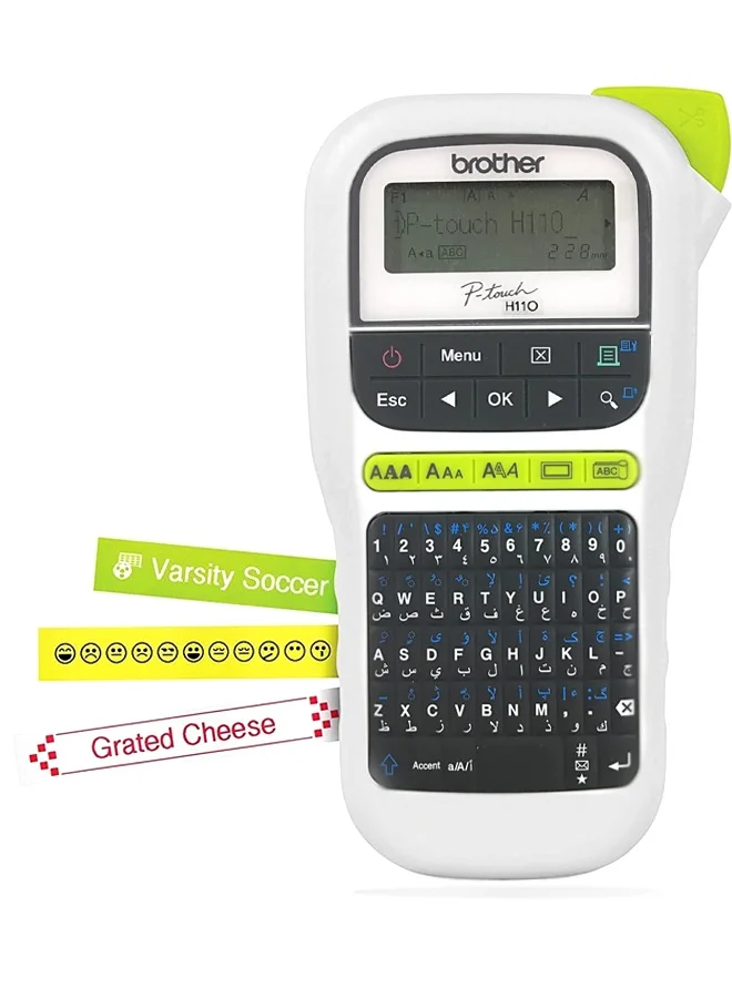Portable Handheld Label Maker Machine (White, Compact Design) for Home and Office Organization u1ahd