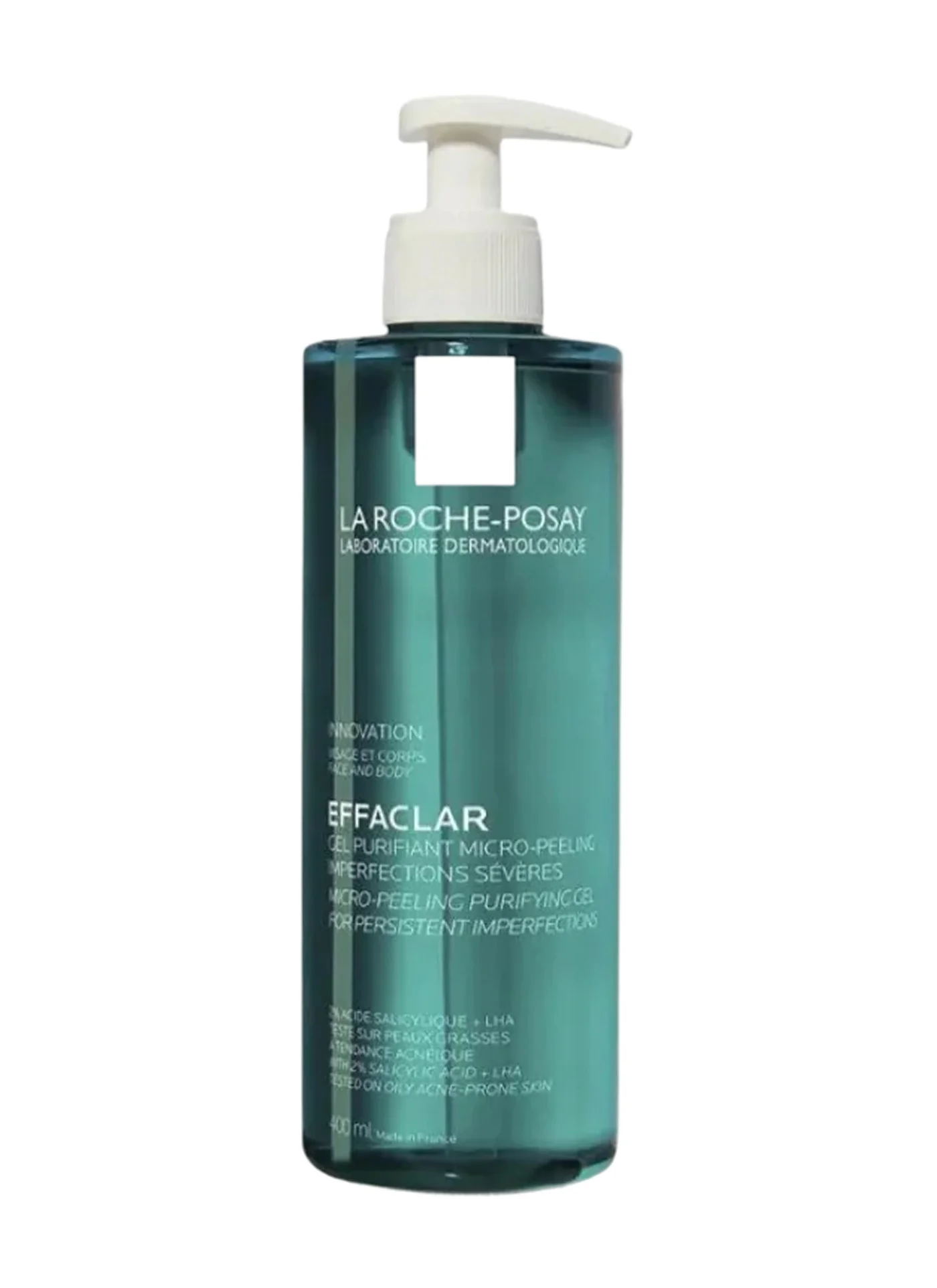 La Roche-Posay Effaclar Micro-Peeling Purifying Gel Cleanser with Salicylic Acid for Oily and Combination Skin (400 mL) p7m3s