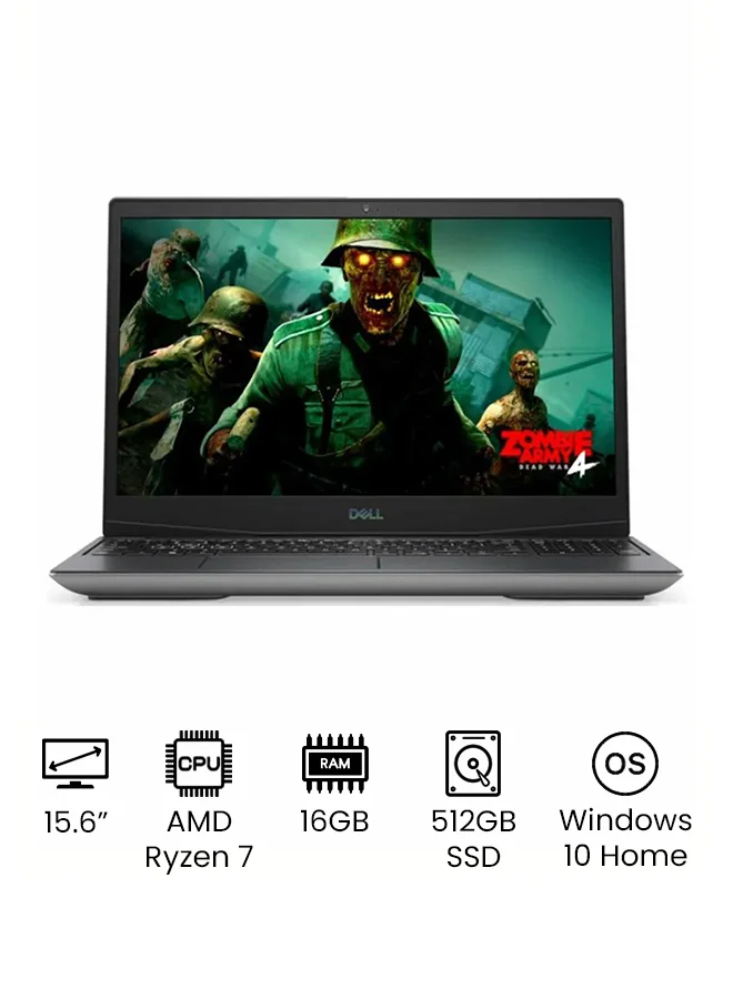 Premium Gaming Laptop 15.6-inch FHD Display AMD Ryzen 7 16GB RAM 512GB SSD 6GB Graphics Windows (Silver) folsl