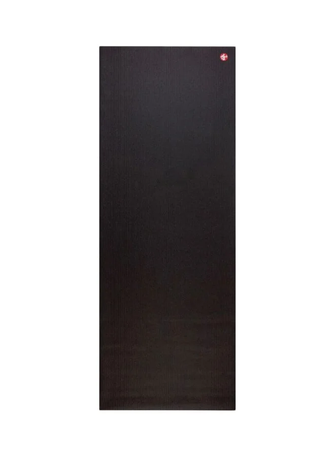 Premium Rectangular Yoga Mat Non-Slip Exercise Fitness Mat for Home and Gym (Black, 180 x 61 cm) h0liw
