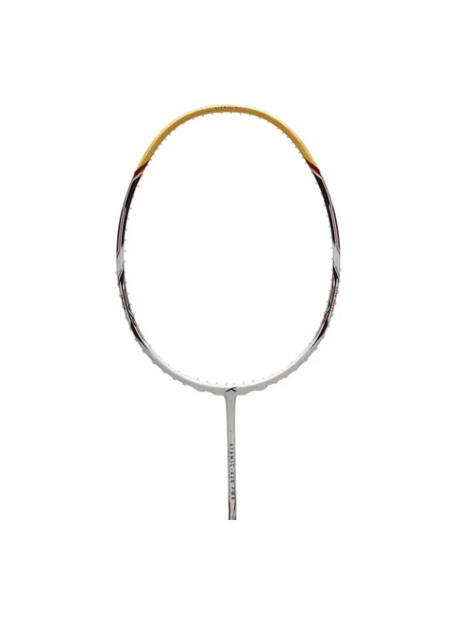 Hundred Atomic X 38 CTRL Carbon Fibre Badminton Racket Professional Lightweight Sports Equipment (White/Gold, 72g) bbe5r