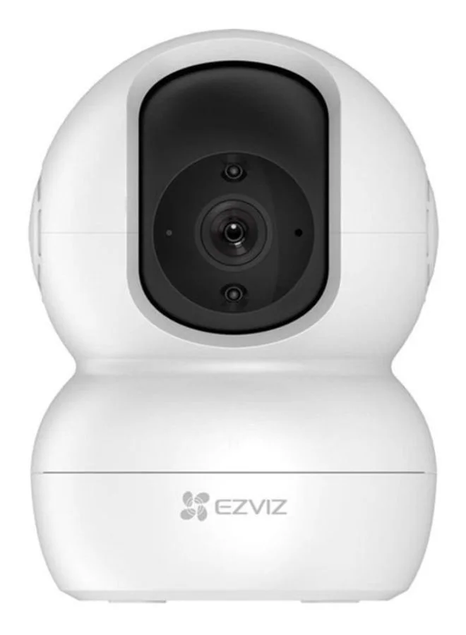 Smart Indoor Wi-Fi Security Camera 1080p Full HD - 360 Degree Pan Tilt Coverage with Motion Tracking and Two-Way Audio (White, 1 Unit) teqbg