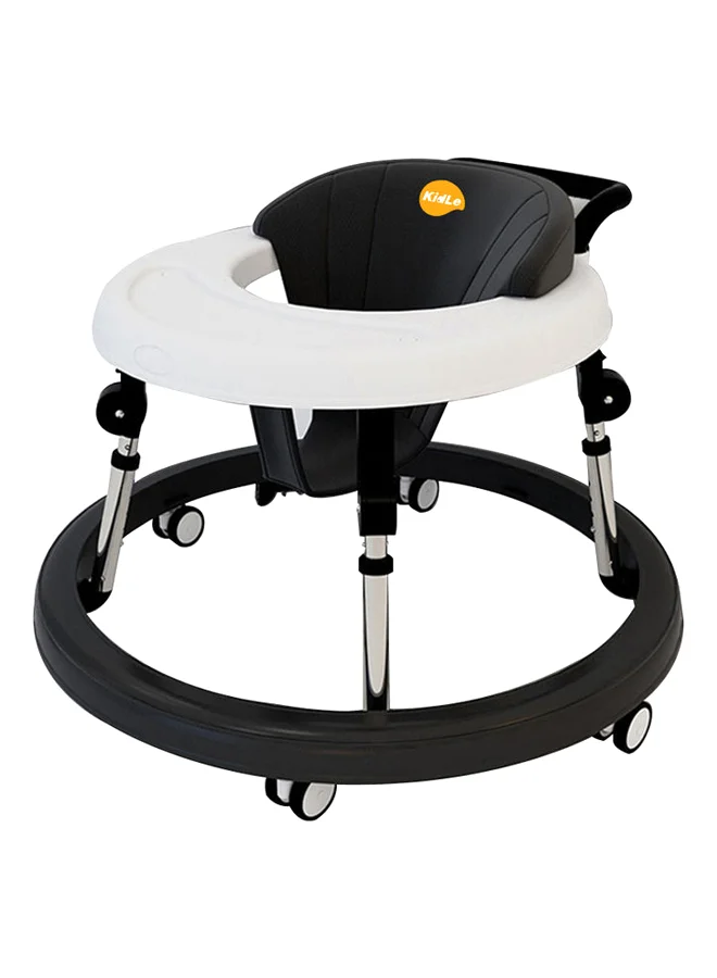 Kidle Foldable Baby Walker Premium Metal Frame Adjustable Height (9-12 Months) gf6x0