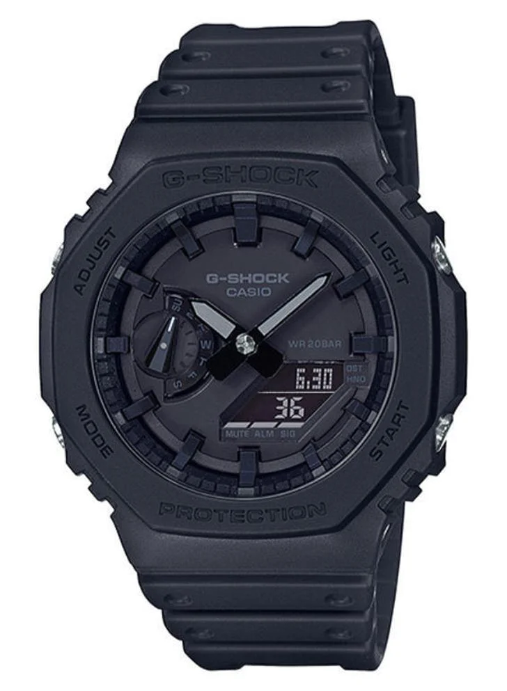 Premium Analog Digital Quartz Watch Resin Band Durable Sport Timepiece for Men (Black, One Size) c975k