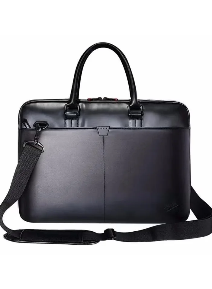 Professional Laptop Carry Bag Water-Resistant Topload Case with Trolley Strap and Shoulder Strap (Fits up to 15.6 Inch) kz9pm
