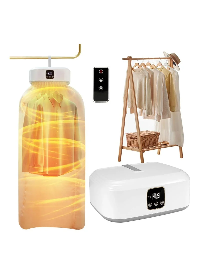 ELTRAZONE Portable Clothes Dryer Compact Electric Drying Machine with UV Sterilization for Apartments and Travel (Small, 1 Unit) 18pgs