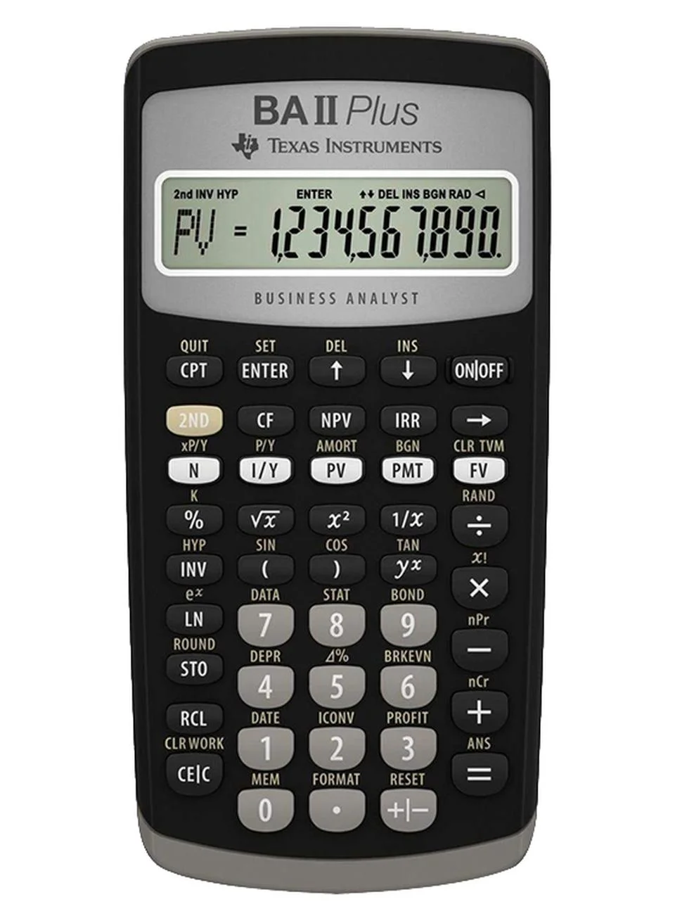 Premium Financial Calculator Professional Desktop Tool for Business and Finance (Black, 1 Unit) 36c8f