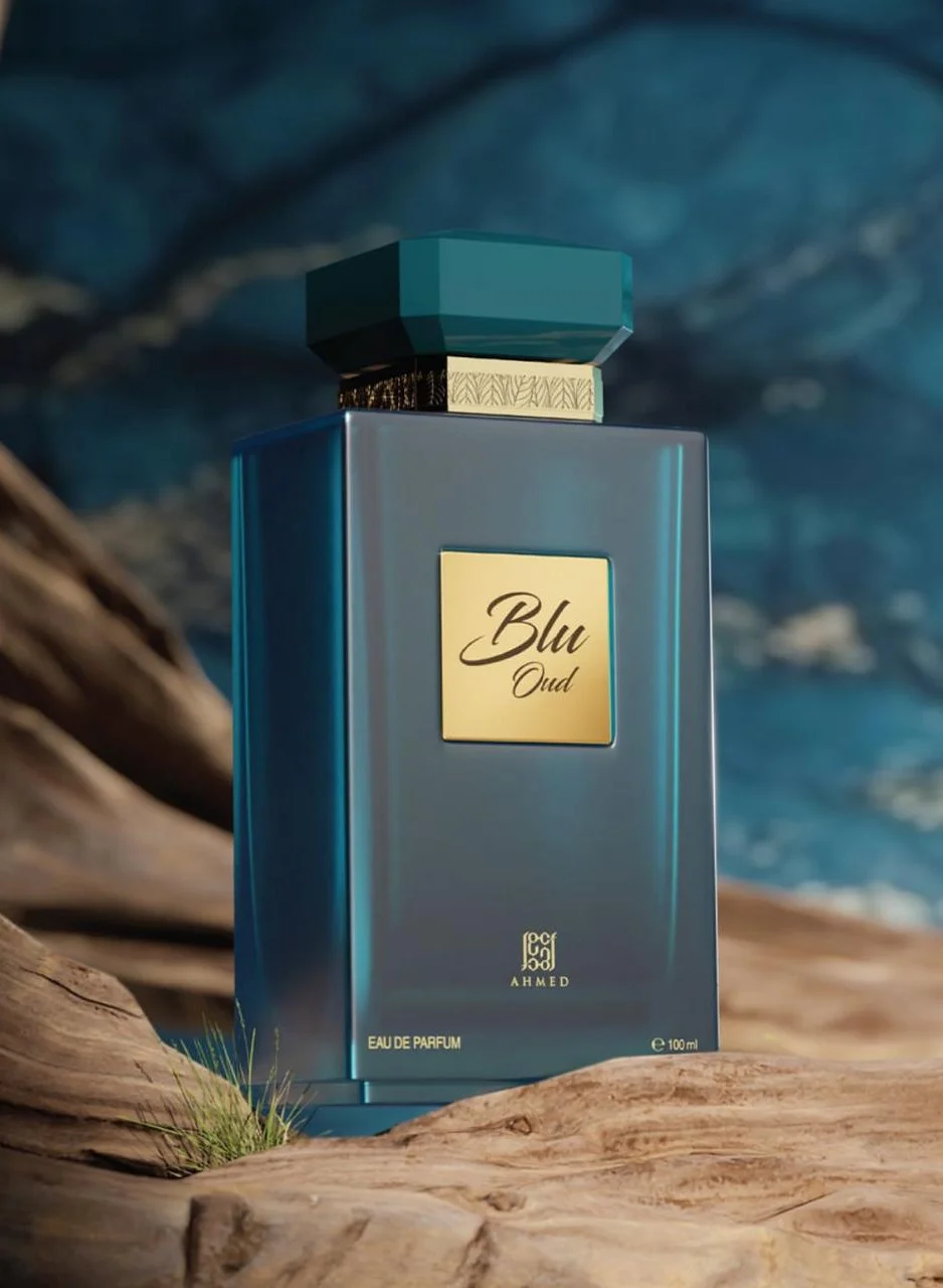 Ahmed Al Maghribi Blu Oud Eau de Parfum Premium Fragrance for Men and Women (100 mL) 9n8op