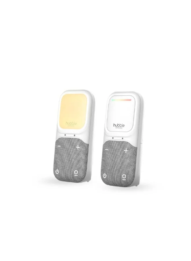 Hubble Connected Night Light Audio Baby Monitor with DECT Wireless Connectivity and High Sensitivity Microphone (Single Pack) eymf2