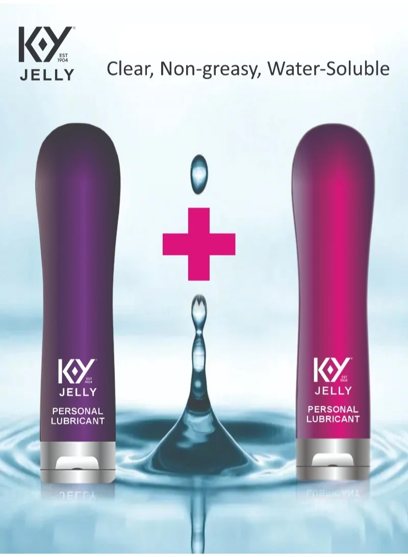 Premium Water-Based Personal Lubricant Gel Smooth Glide Formula (2 Pack, 100 mL) pdm5x