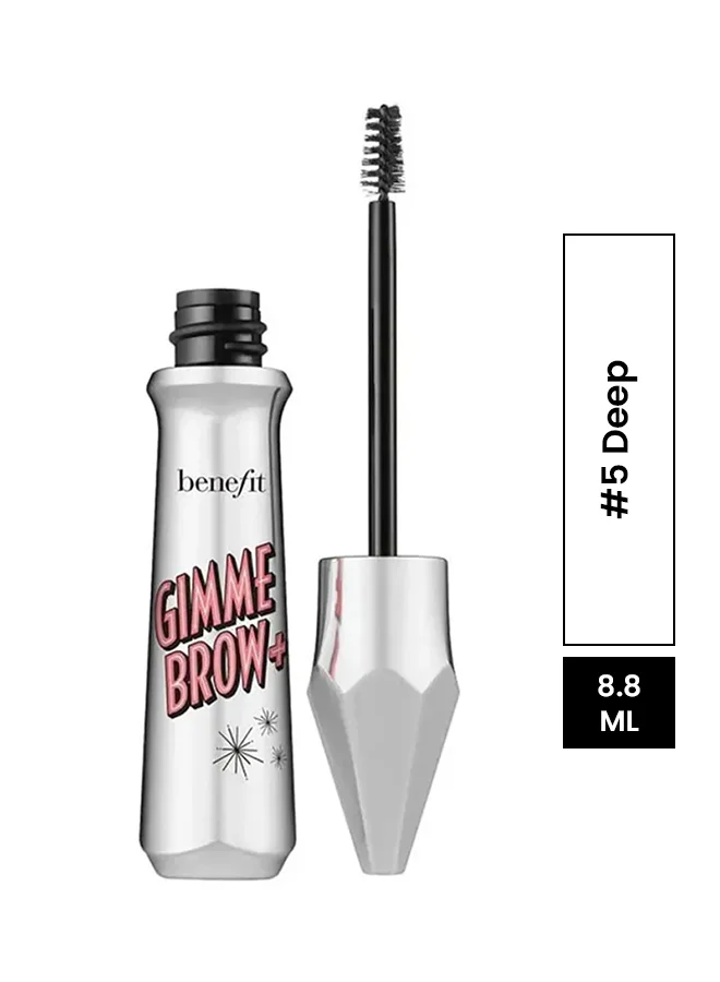 Premium Volumizing Eyebrow Fiber Gel for Fuller-Looking Brows (Deep, 3g) v9txe