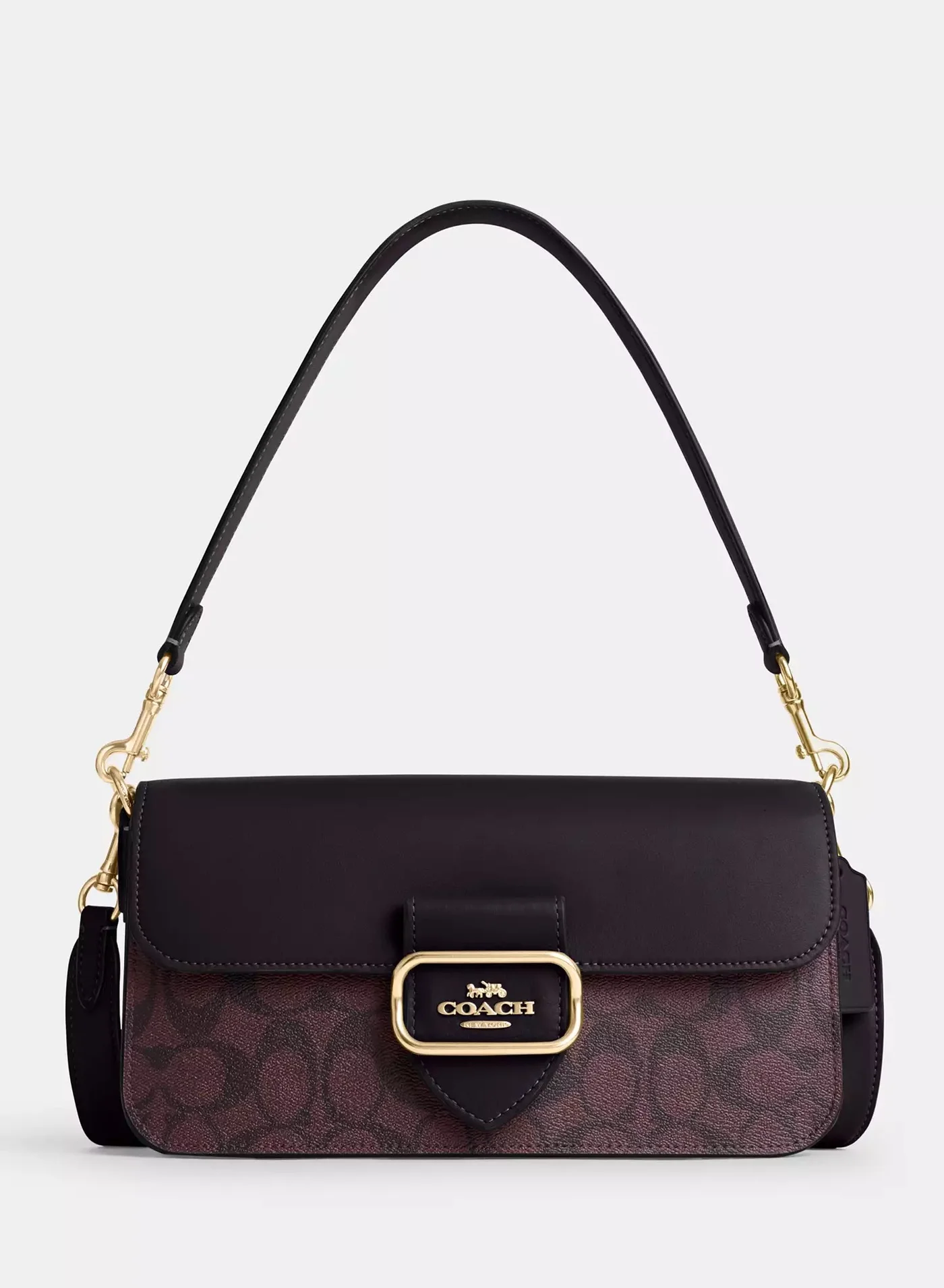 Premium Signature Canvas Shoulder Bag, Versatile Cross-Body Handbag for Women, Elegant Travel Accessory (26 cm) lhzkp